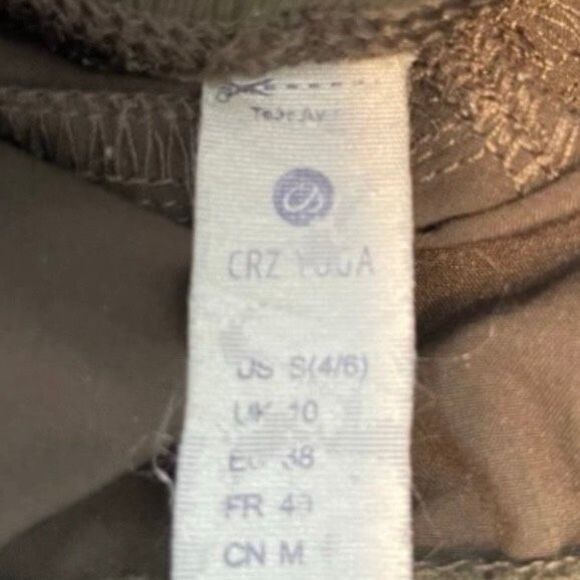 CRZ YOGA Joggers Dark Olive Feathery-Fit Flat Waistband Drawstring S - Picture 8 of 12